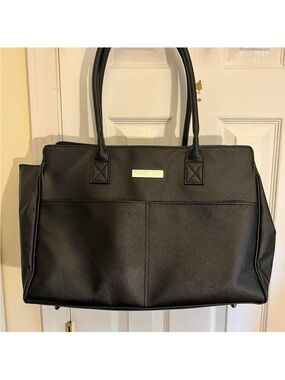 Mary Kay Black Structured Tote with Dual Handles